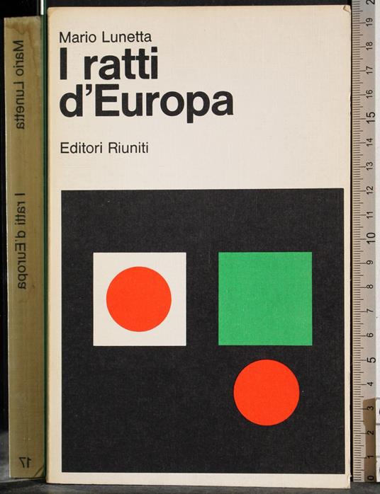 I ratti d'Europa - Mario Lunetta - copertina