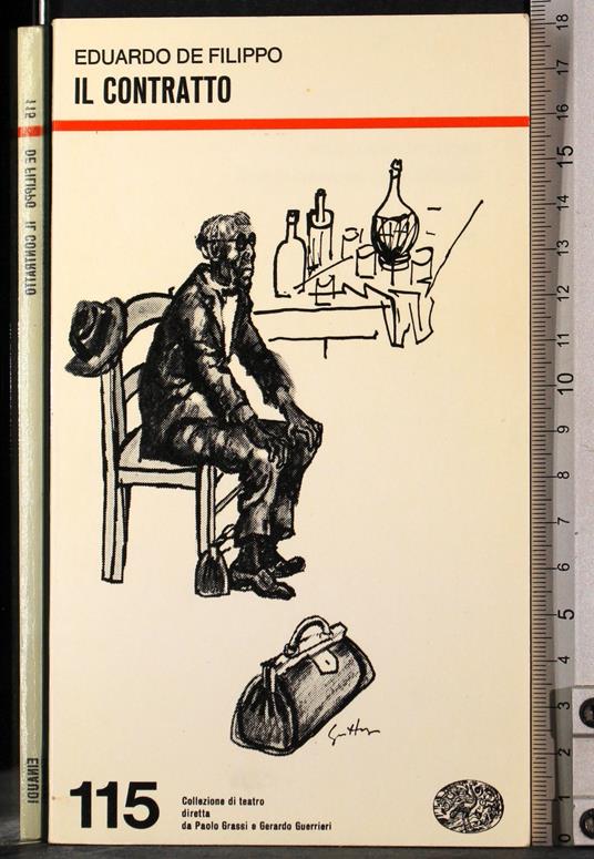 Il contratto - Eduardo De Filippo - copertina