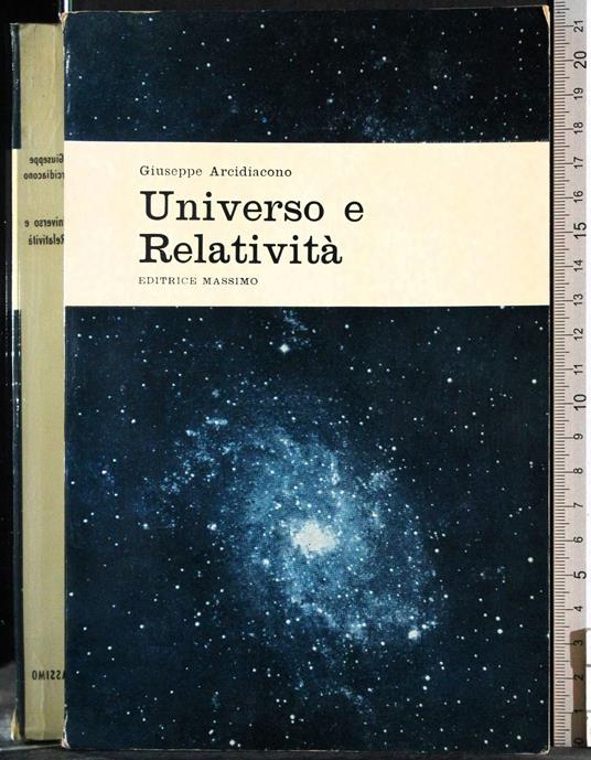Universo e Relatività - Giuseppe Arcidiacono - copertina