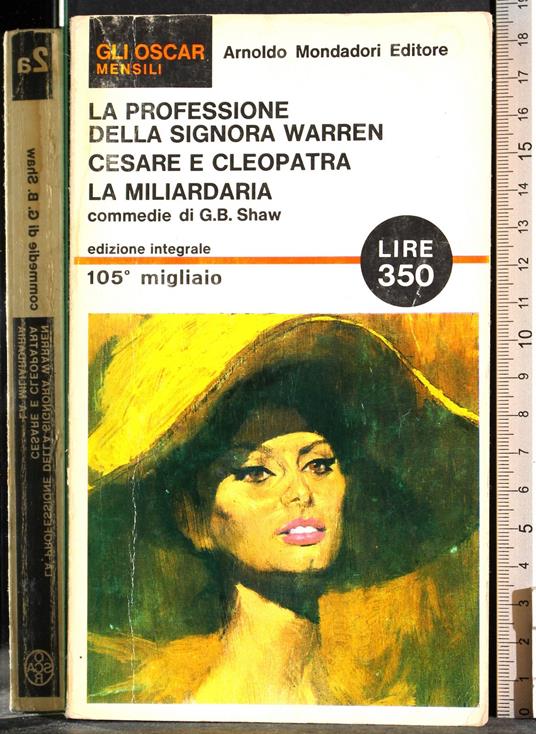 professione della signora Warren. Cesare e cleopa - Shaw - copertina