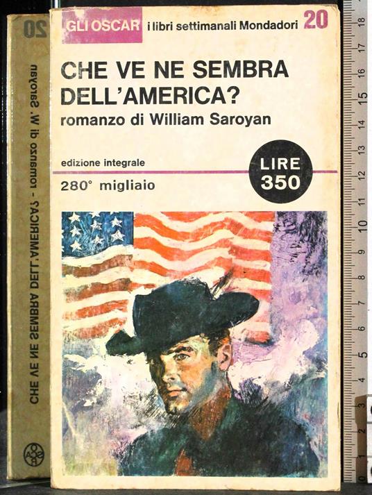 Che ve ne sembra dell'America? - William Saroyan - copertina