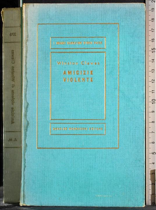 Amicizie violente - Winston Clewes - copertina