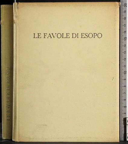 Le favole di Esopo - Enzo Mandruzzato - copertina