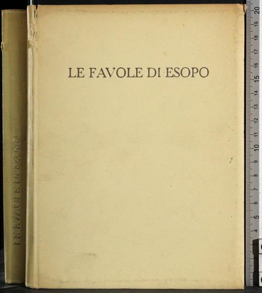 Le favole di Esopo - Enzo Mandruzzato - copertina