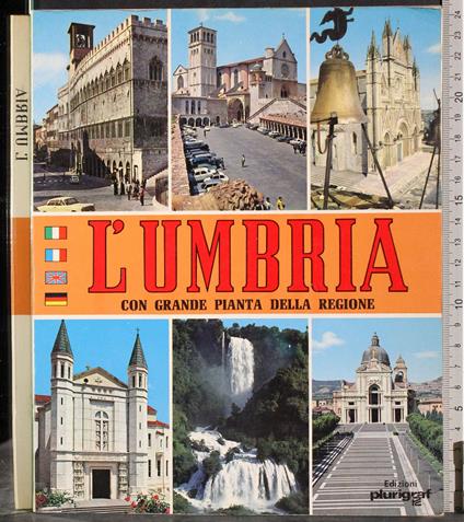 L' Umbria con grande piante della Regione - Rosella Vantaggi - copertina
