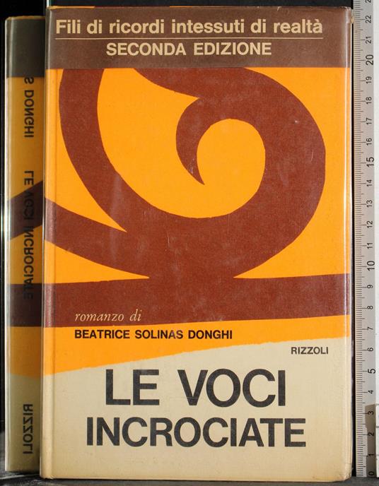 Le voci incrociate - Beatrice Solinas Donghi - copertina