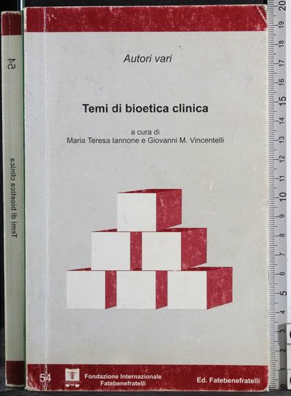 Temi di bioetica clinica - copertina