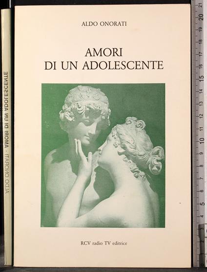 Amori di un adolescente - Aldo Onorati - copertina