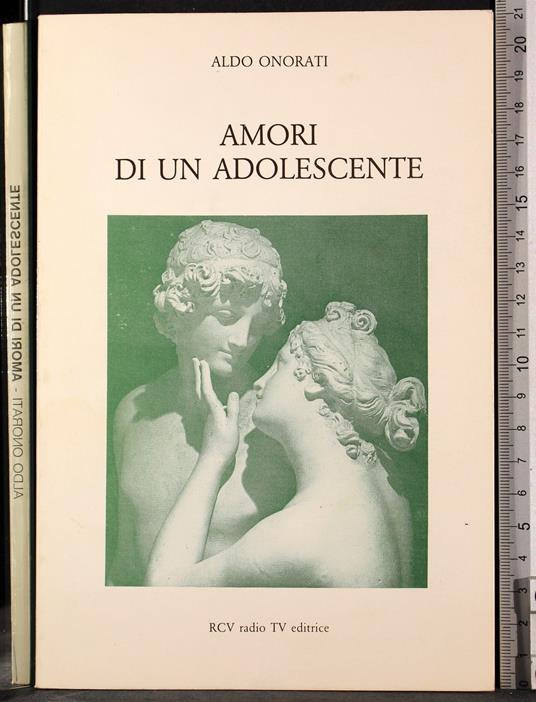 Amori di un adolescente - Aldo Onorati - copertina
