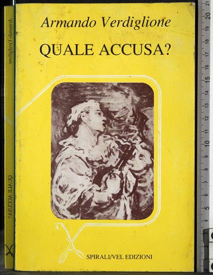Quale accusa? - Armando Verdiglione - copertina