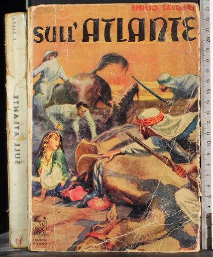 Sull'atlante - Emilio Salgari - copertina