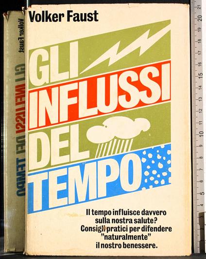 Gli influssi del tempo - Volker Faust - copertina