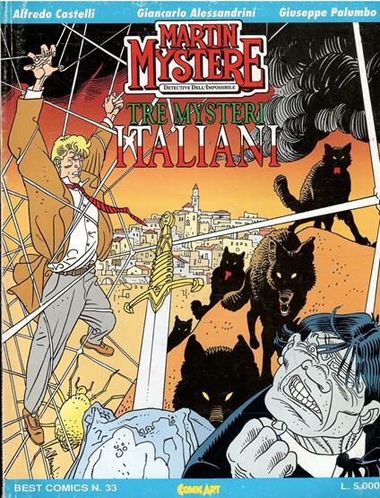 Best Comics N. 33 - Martin Mystere Tre Misteri Italiani - copertina