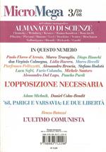 Micromega L'Opposizione Necessaria N. 3/2008