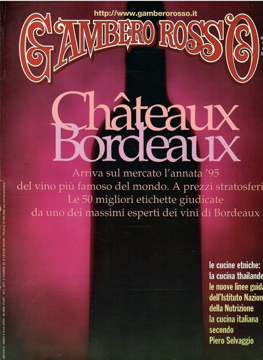 Gambero Rosso N. 69/87 - Chateaux Bordeaux - copertina