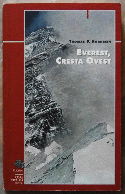 Everest, Cresta Ovest - Thomas F. Hornbein - copertina