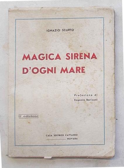 Magica sirena d'ogni mare - copertina