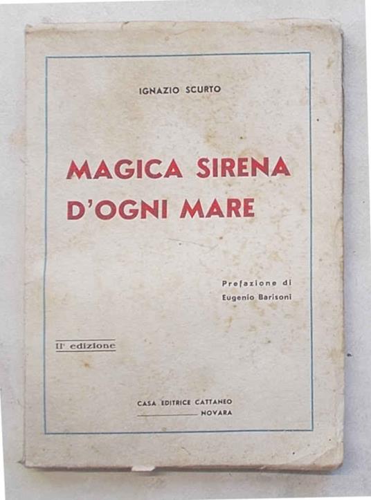 Magica sirena d'ogni mare - copertina