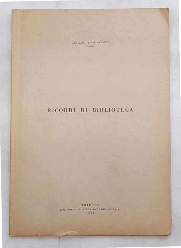Studio bibliografico di Andrea Donati