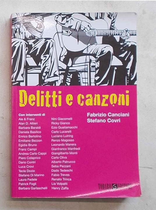 Delitti e canzoni - copertina