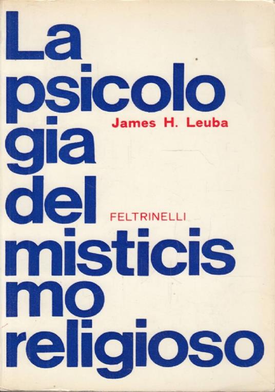 psicologia del misticismo religioso - copertina