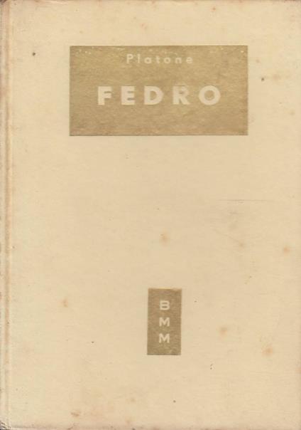 Fedro - Platone - copertina