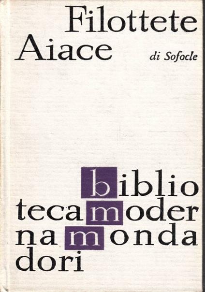 Filottete - Aiace - Sofocle - copertina