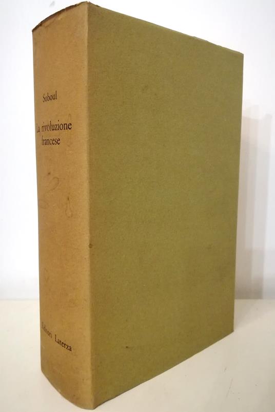 Rivoluzione francese - Albert Soboul - copertina
