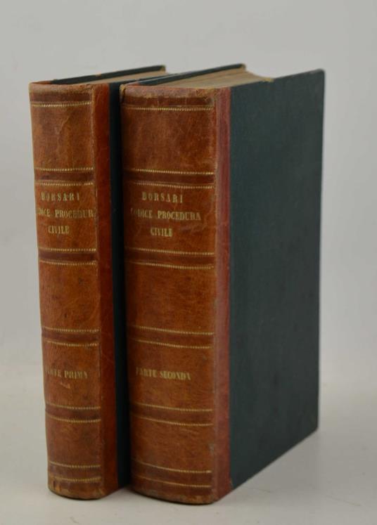 Il codice italiano di procedura civile annotato… Terza edizione nuovamente riveduta ed accresciuta dall'Autore - Luigi Borsari - copertina