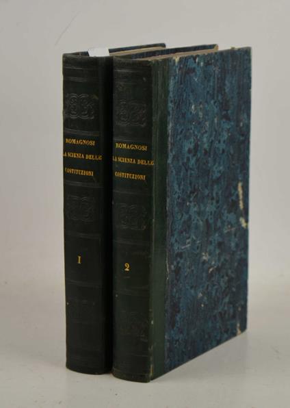 scienza delle costituzioni. Opera postuma - Giandomenico Romano - copertina