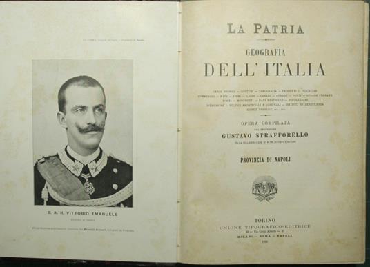 patria - Geografia dell'Italia - Provincia di Napoli; Provincia di Pavia - Gustavo Strafforello - copertina