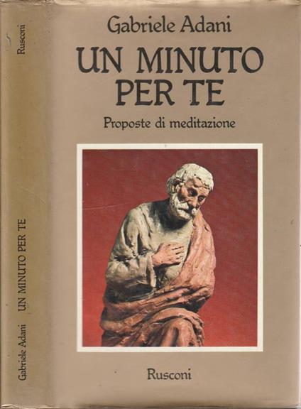 Un minuto per te - Gabriele Adani - copertina