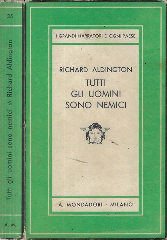 Tutti gli uomini sono nemici - Richard Aldington - copertina