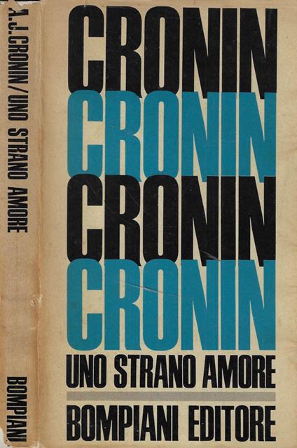 Uno strano amore - A. Joseph Cronin - copertina