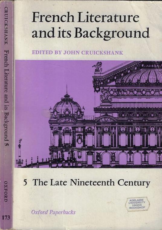 French Literature and its Background 5 - copertina