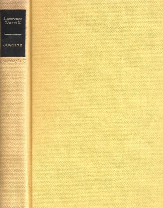 Justine - Lawrence Durrell - copertina