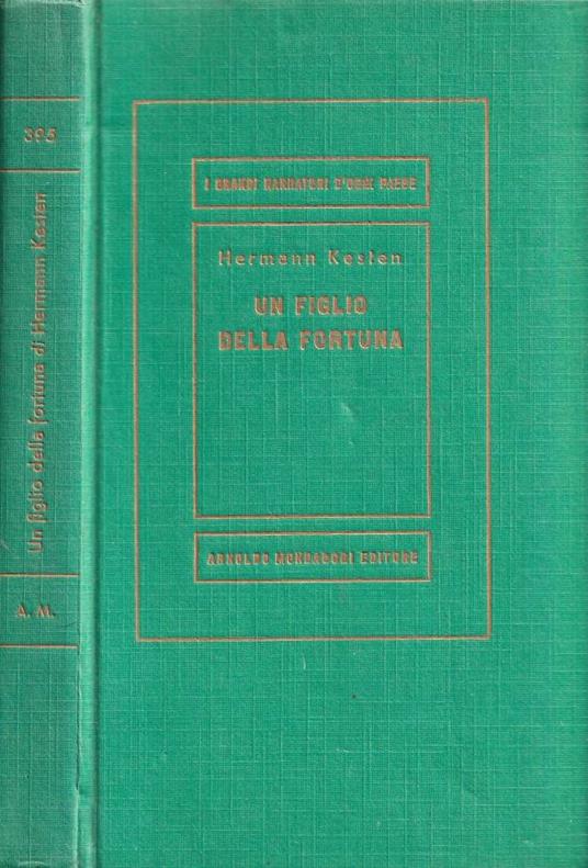 Un figlio della fortuna - Hermann Kesten - copertina