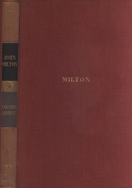 Sansone agonista - John Milton - copertina