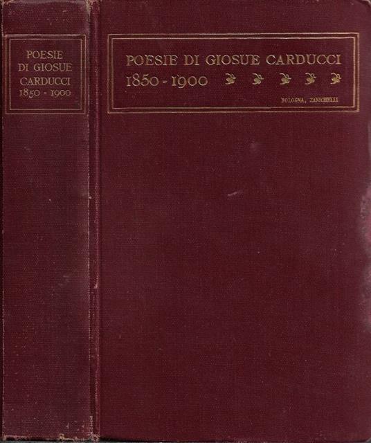 Poesie (1850-1900) - Giosuè Carducci - copertina