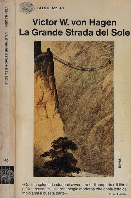 La grande strada del Sole - Victor von Hagen - copertina