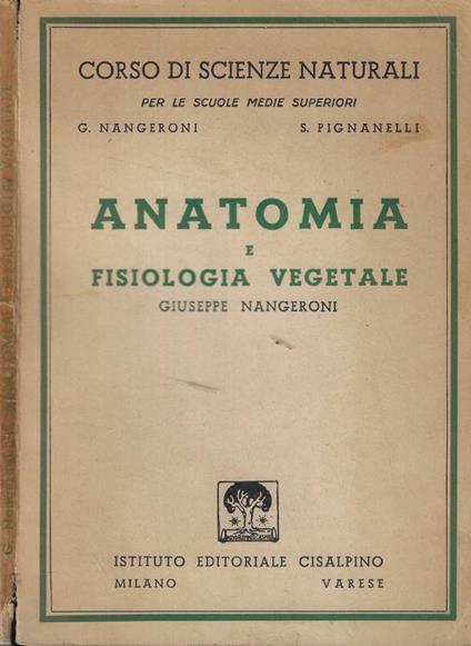 Anatomia e fisiologia vegetale - copertina