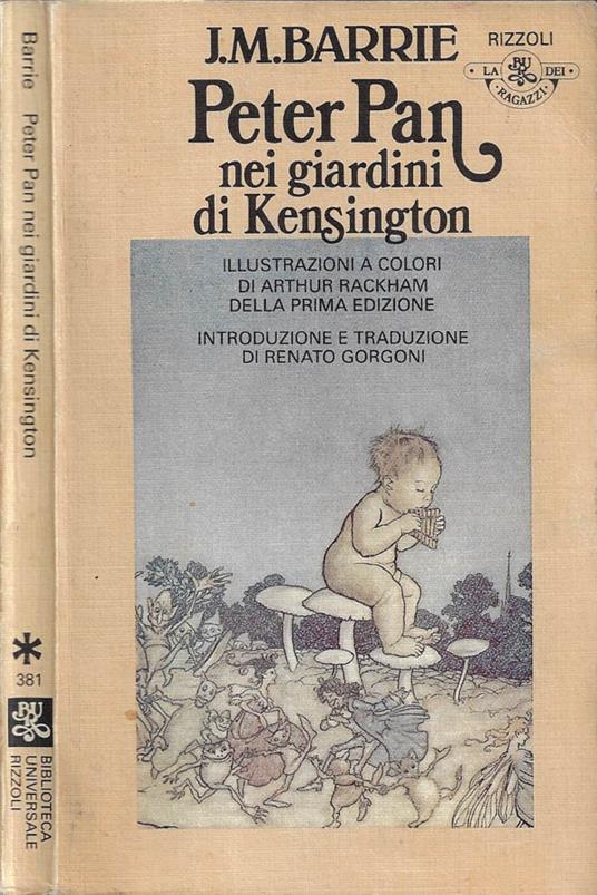 Peter Pan nei giardini di Kensington - copertina