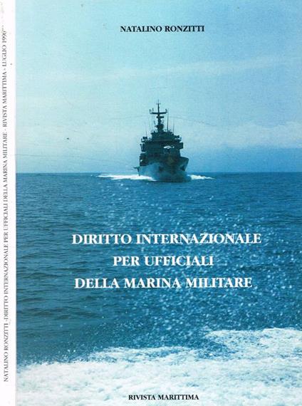 Diritto internazionale per ufficiali della marina militare - copertina