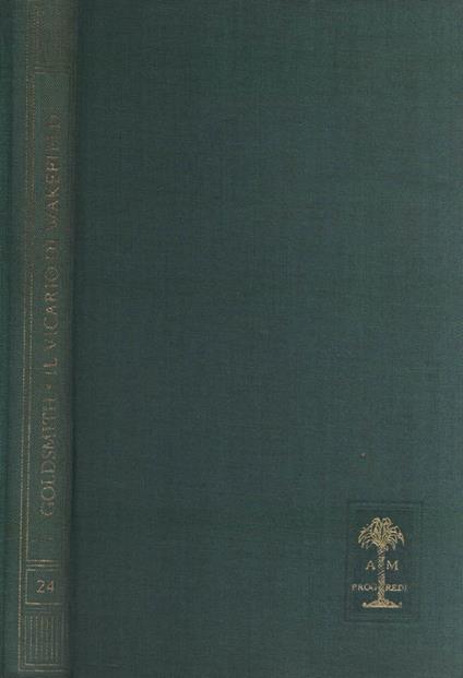Il vicario di Wakefield - copertina