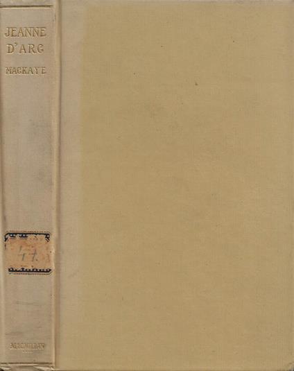 Jeanne d'Arc - copertina