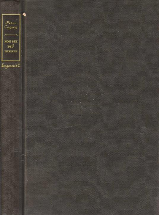 Non sei più niente - copertina