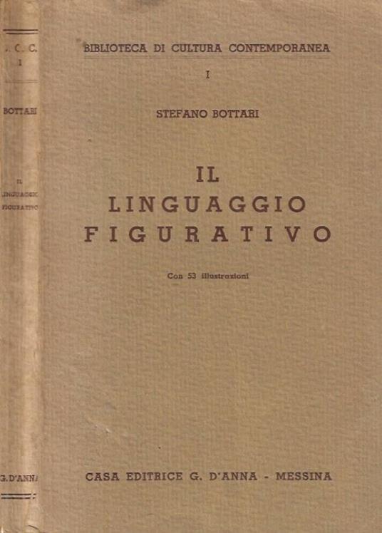 Il linguaggio figurativo - Stefano Bottari - copertina