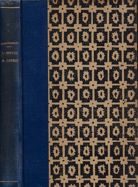 L' Invito a Lesbia Cidonia e altre poesie - Lorenzo Mascheroni - copertina