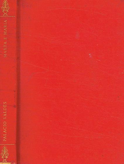 Marta e Maria - Armando Palacio Valdés - copertina