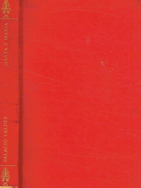 Marta e Maria - Armando Palacio Valdés - copertina